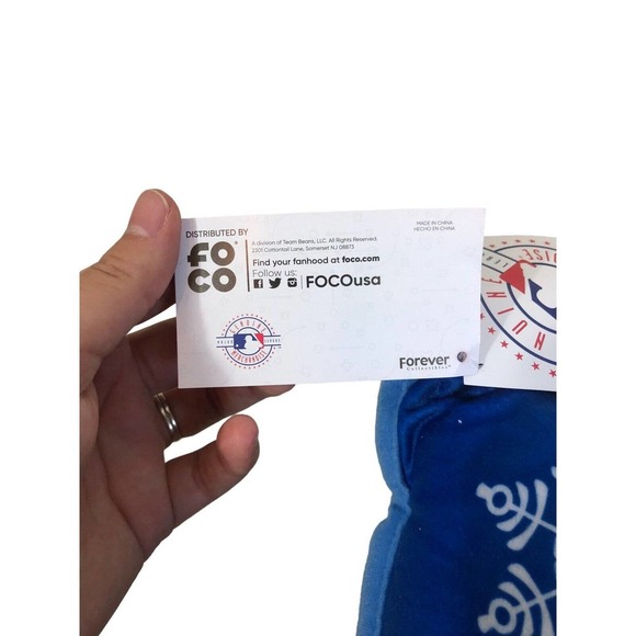 Kansas City Royals Pillow Christmas NEW Blue & White 15"x15" Square MLB Baseball - Picture 5 of 9